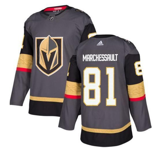 Men's Vegas Golden Knights #81 Jonathan Marchessault 2022 Grey Home Stitched Jersey